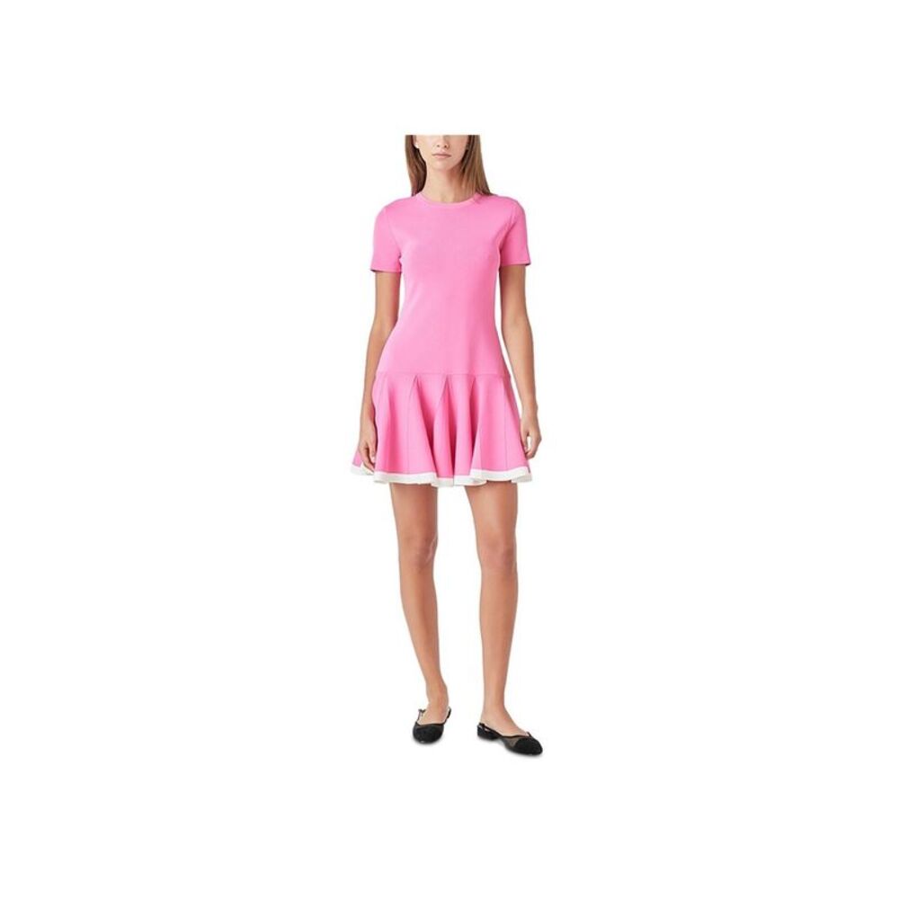 English Factory Womens Drop-Waist Pleated Dress, NWT